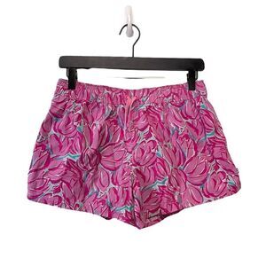 Lauren James Floral Shorts Pink Tulip Womens Medium